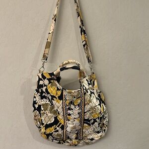 Vera Bradley large tote crossbody bag floral
